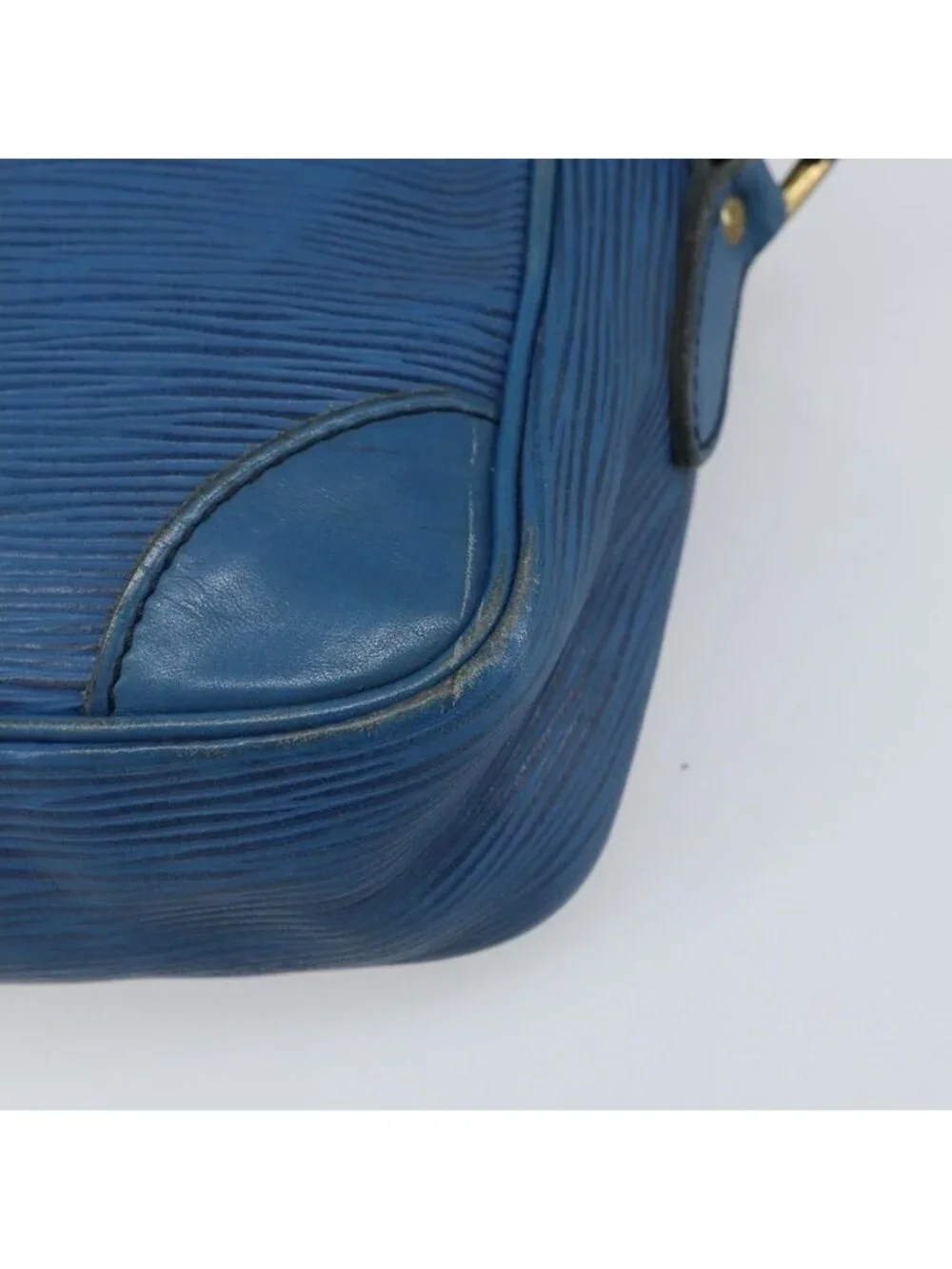 Authentic LOUIS VUITTON Epi Trocadero 23 Shoulder Bag Blue M52305 LV